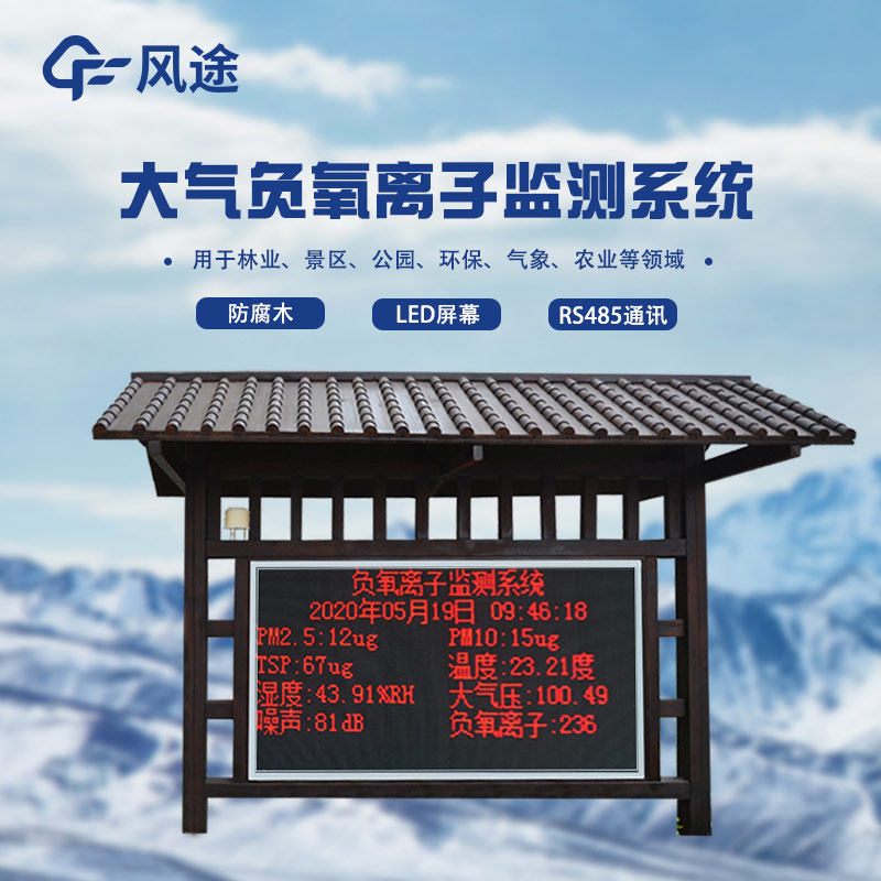 負氧離子監測站，天然氧吧用數據說話